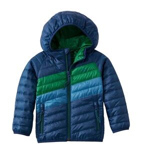 LL Bean Toddlers Primaloft Hooded Jacket, color lock
